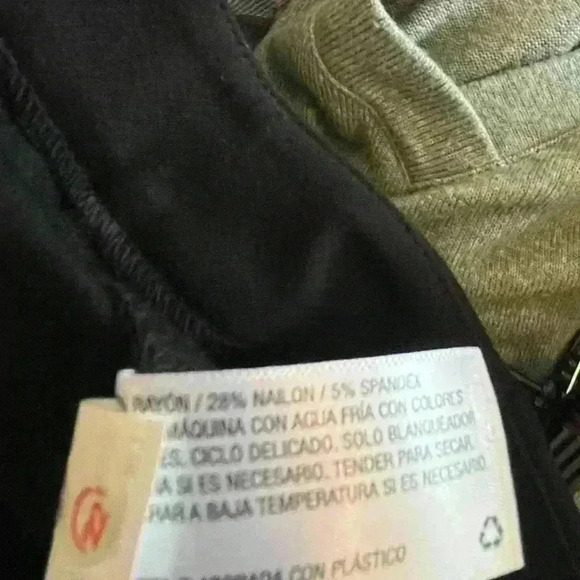 A New Day Black Skirt Knee Length with Slit, Polyester and Spandex Women’s 4 - Picture 10 of 10